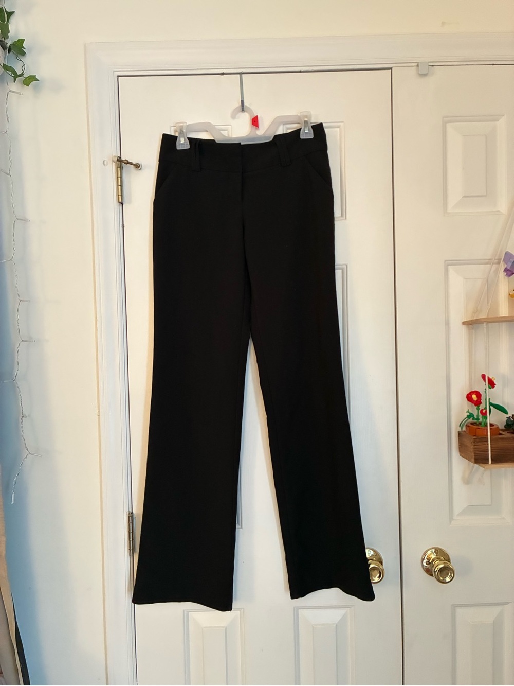 Sequin Hearts Black Dress Pants